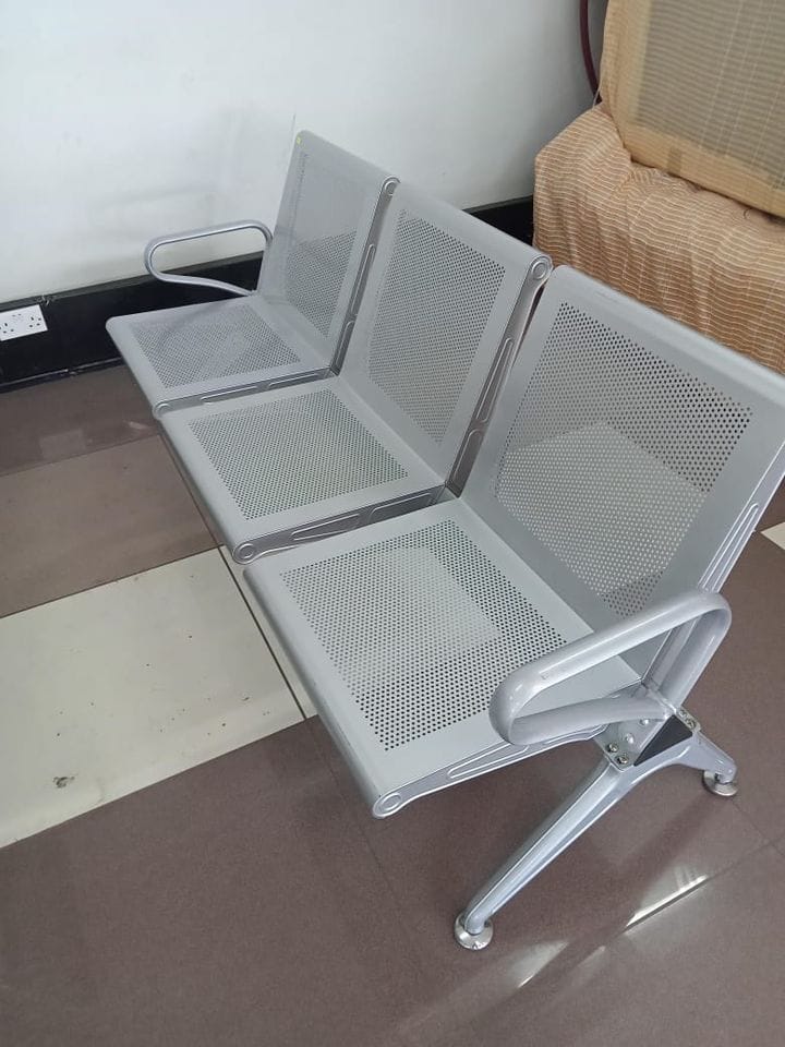 Lobby Bench - Stainless Steel Finish
