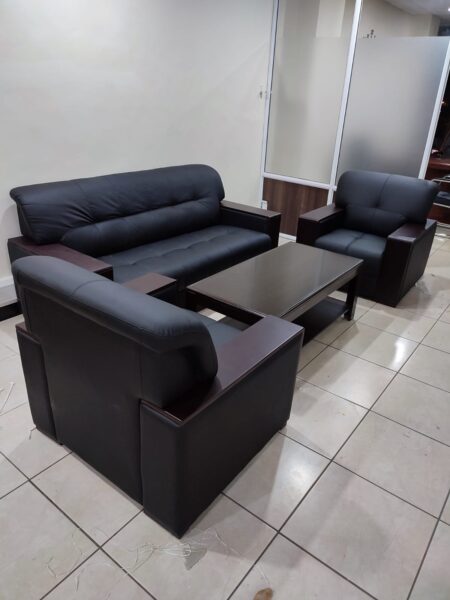 Vip Five Seater Leather Sofa