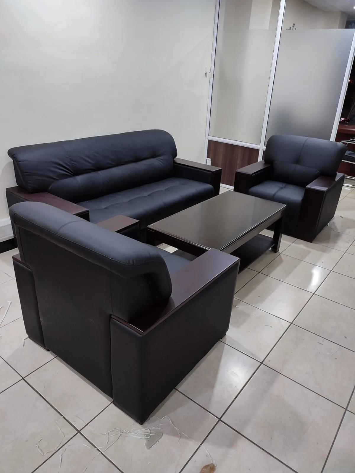 Vip Five Seater Leather Sofa