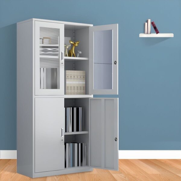 Lockable 2-Door Office Filing Cabinet