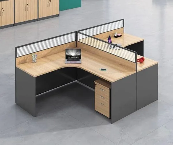 2 -Way Curved Workstation