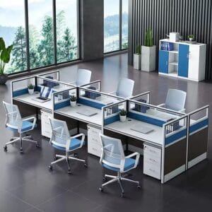 6-Seater Modular Workstation