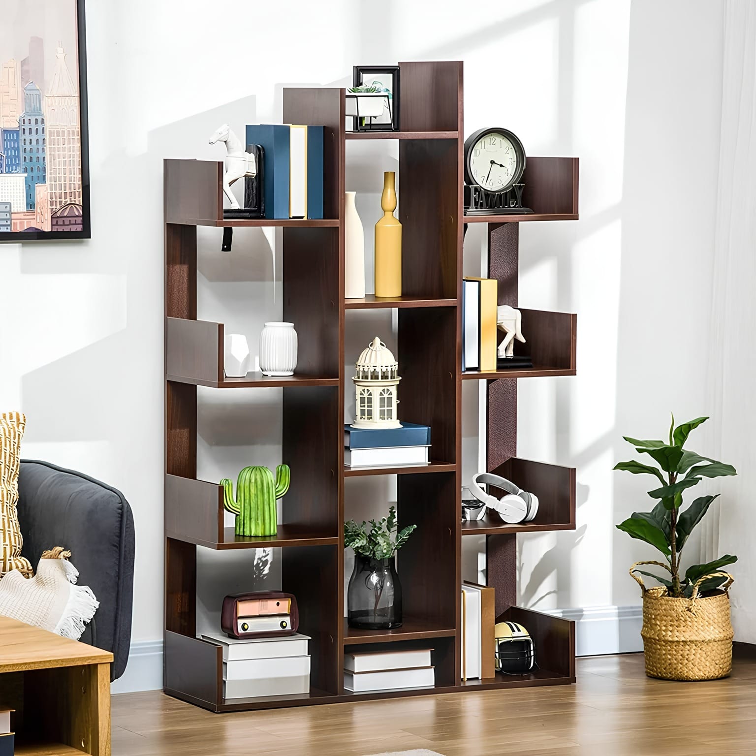 Multi-Layer Bookshelf