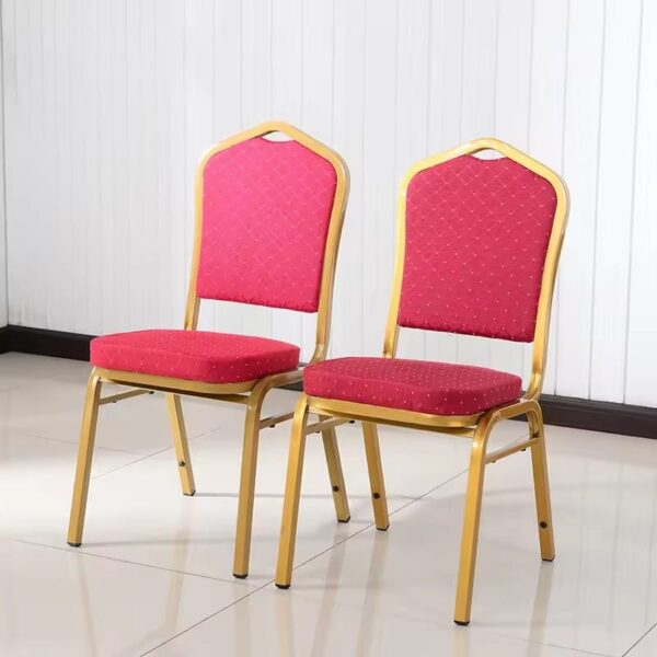 Stackable Red Banquet Chair
