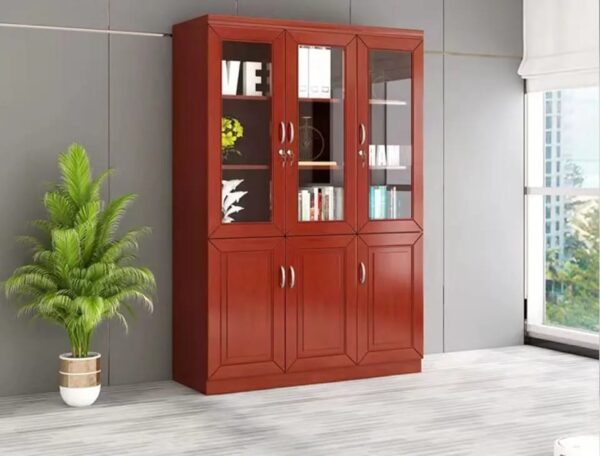 3 Door Wooden Filing Cabinet