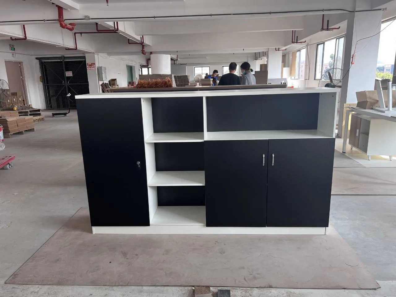 3-Door Wooden Credenza