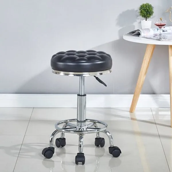 Height-Adjustable Lab Swivel Stool