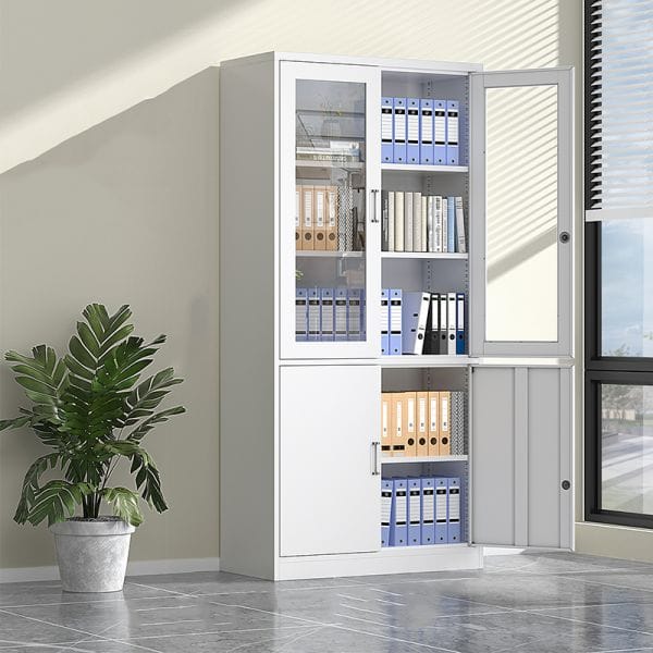 2-Door Office Filing Cabinet - with Central Lock System