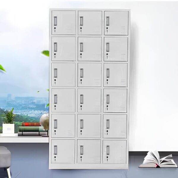 15 Locker Steel Cabinet