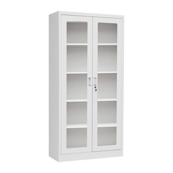 Double Glass Door Cabinet