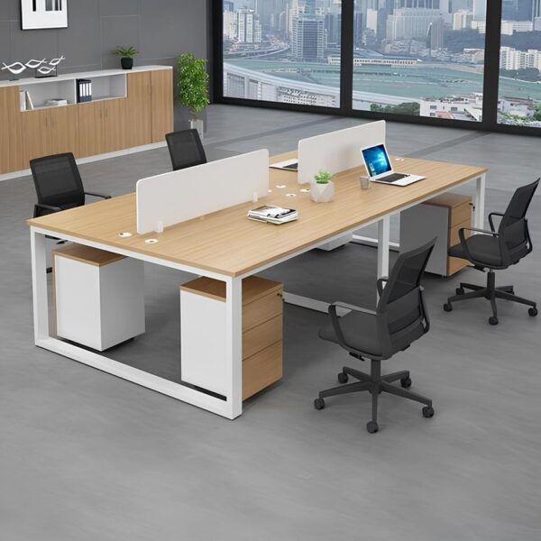 Modern 4-Seater Office Workstation (Series B)