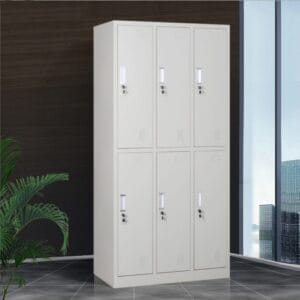 6-Locker Office Filing Cabinet