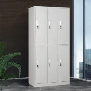 6-Locker Office Filing Cabinet