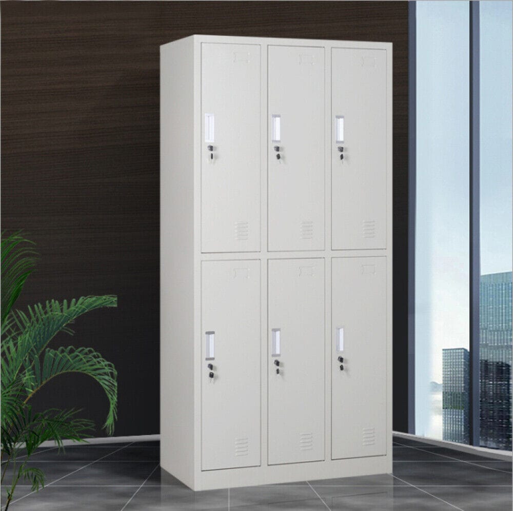 6-Locker Office Filing Cabinet