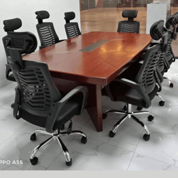 2.4M Oval Boardroom Table