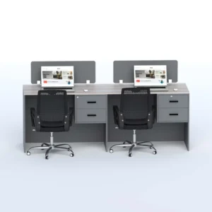 2-Person Linear Office Workstation Desk